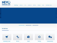 Tablet Screenshot of nevo-medical.com